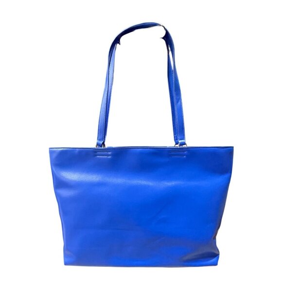 On 34th Leighton Tote Cobalt Glaze Shoulder Travel Bag Blue NWT - Picture 3 of 10